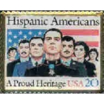 HONORING HISPANIC AMERICANS STAMP PIN